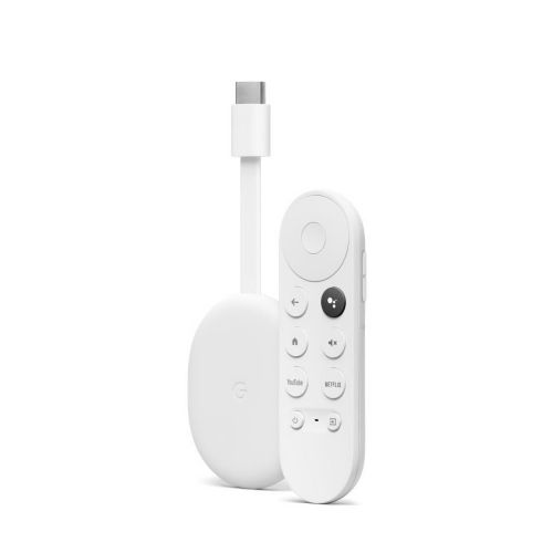 Google Chromecast TV 4K médialejátszó, fehér EU