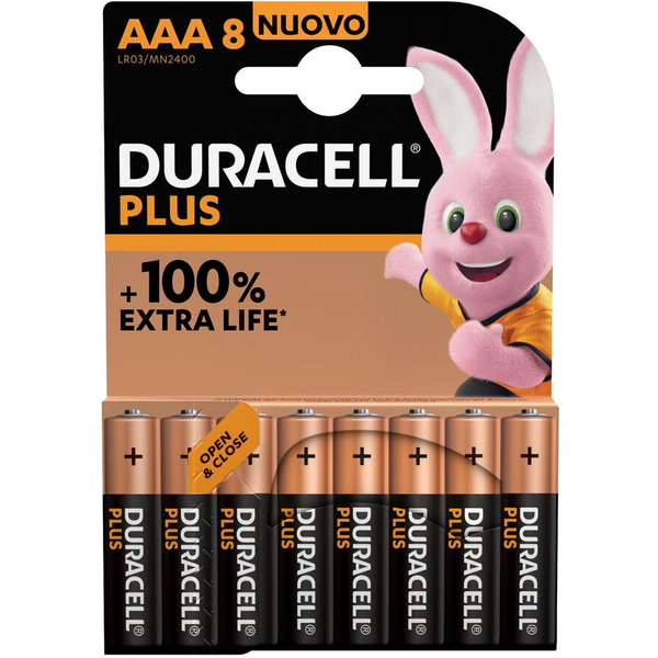 Duracell Plus 100 AAA Baterie na jedno použití Alkalický