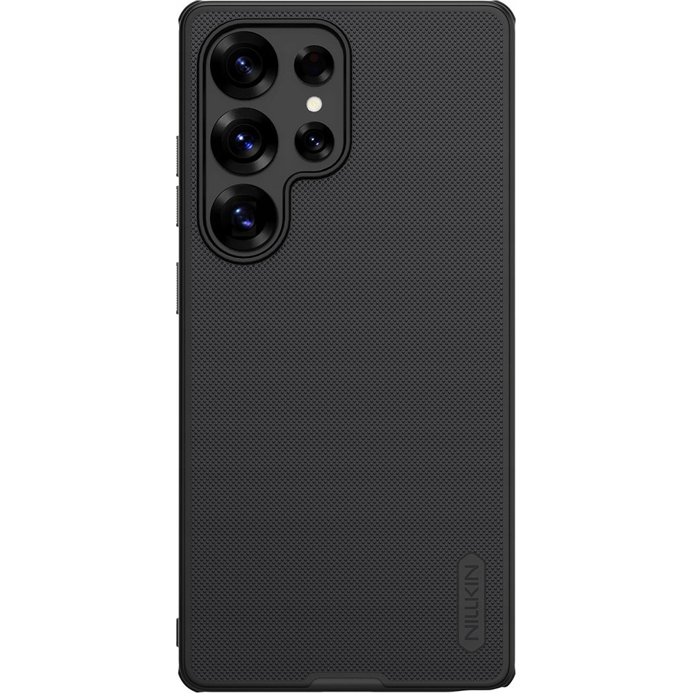 Samsung S25 Ultra Nillkin Super Frosted Pro Magnetic Műanyag Telefonvédő Mágneses, Gumírozott, Fekete (6902048288485)