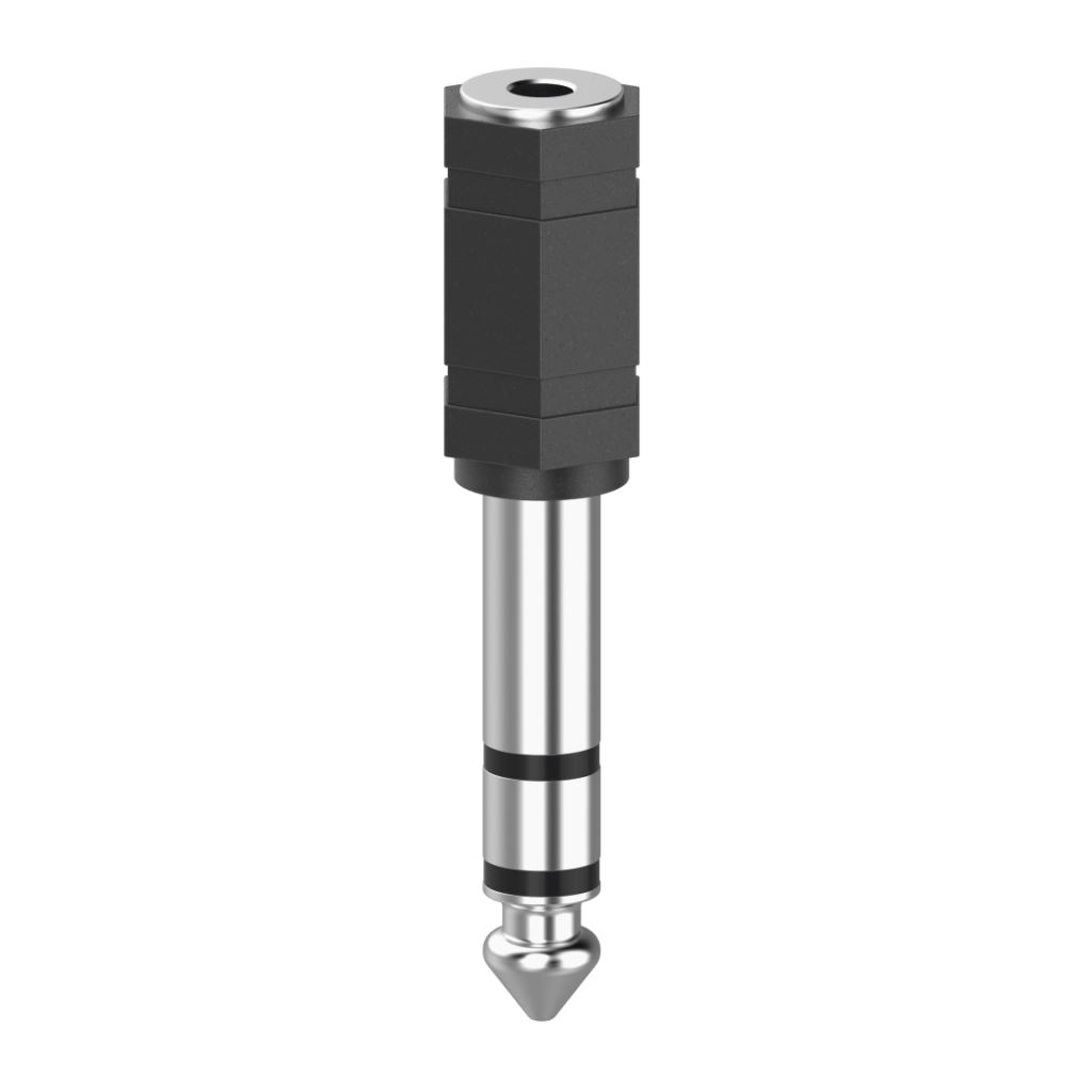 Hama 00205194 csatlakozó átlakító 3.5mm 6.3mm Fekete, Ezüst (hama205194)