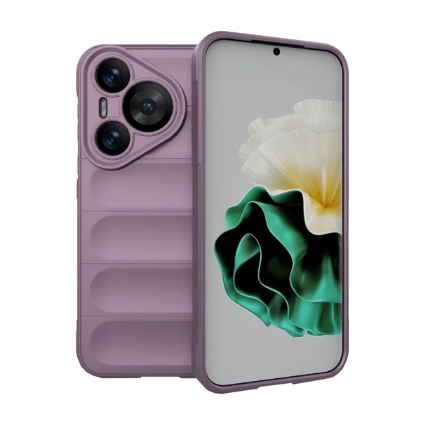 Szilikon telefonvédő (ütésállóság, kameravédő, 3D) LILA Huawei Pura 70 "Gigapack csomagolás" (GP-158612)