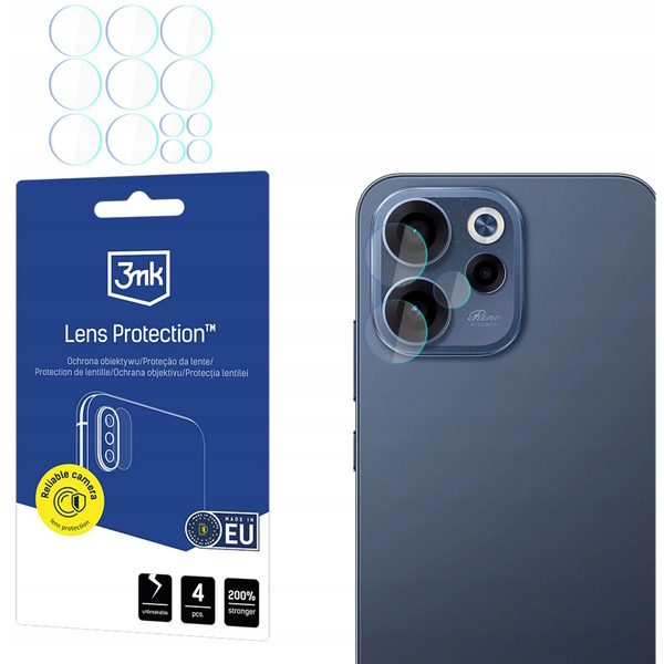 Sklo hybridní 3MK pro Oppo Reno15 F, Reno15 FS 4 ks