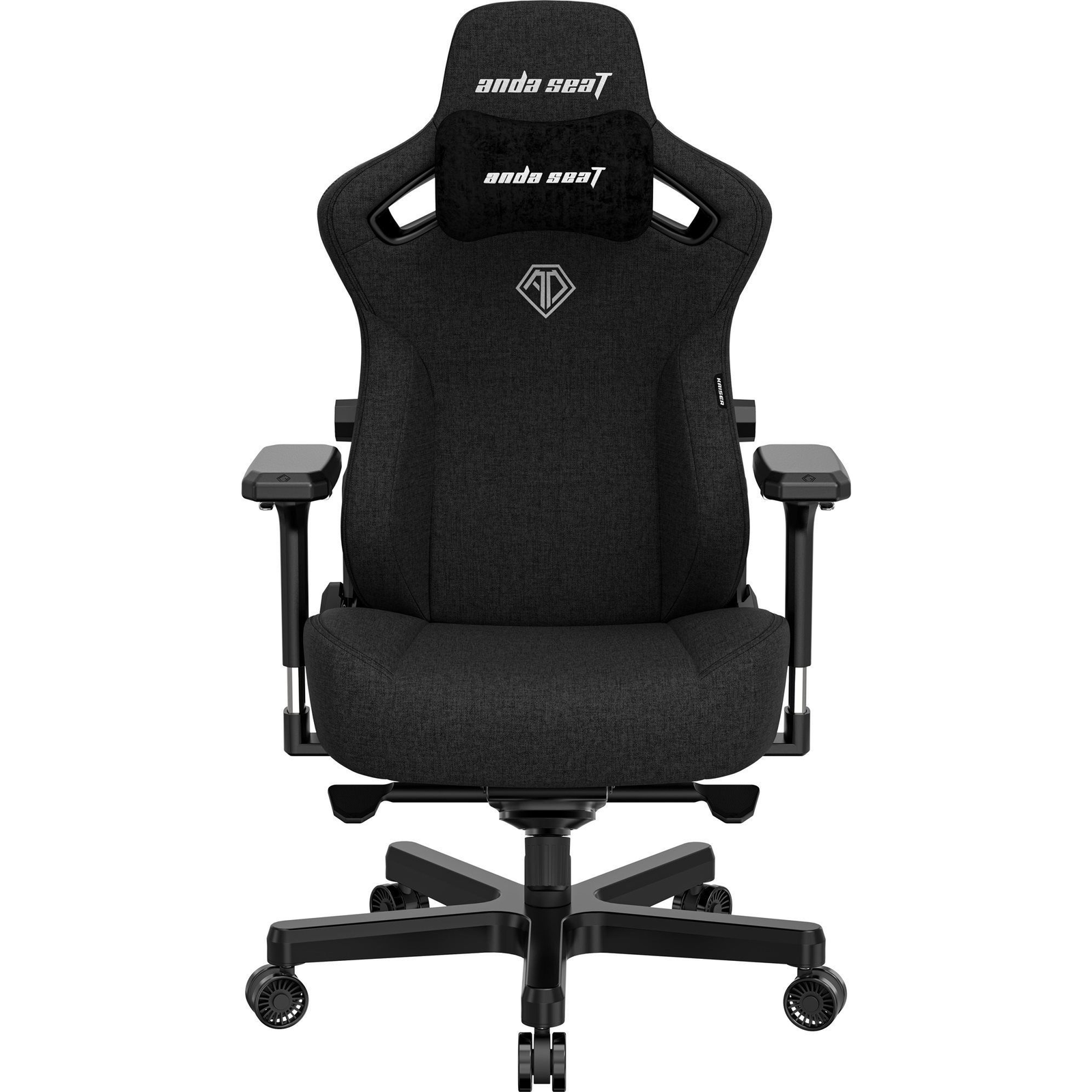 Anda Seat Kaiser 3 Premium Gaming Chair XL Fekete Szövet (AD12YDC-XL-01-B-CF)
