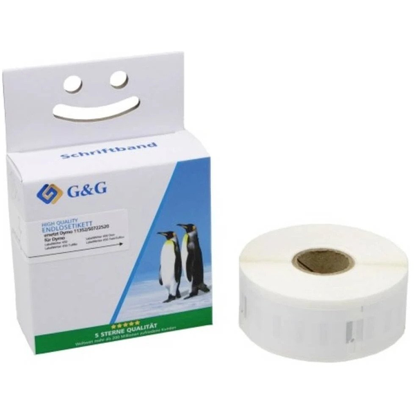 G&G Etiketten für DYMO 11352/ S0722520 25 x 54 mm 500 Stück