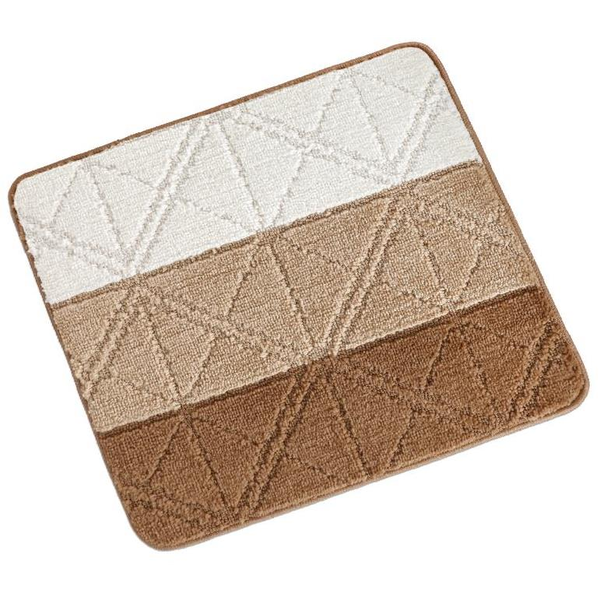 BELLATEX Bany 60 × 50 cm-es háromszögek barna színben