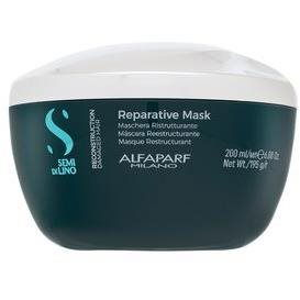 ALFAPARF MILANO Semi Di Lino Reconstruction Reparative Mask száraz és sérült hajra, 200 ml