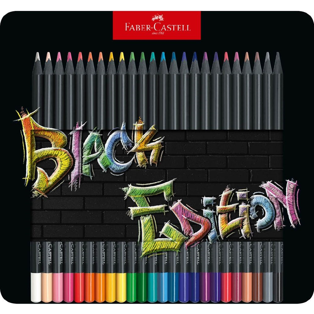 Faber-Castell Black Edition színes ceruza készlet (24db/csomag) (P3033-3341)