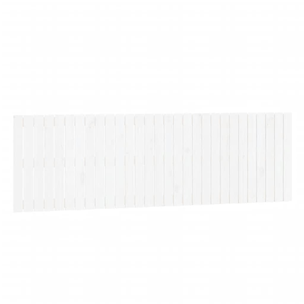 fehér tömör fenyőfa fali fejtámla 185 x 3 x 60 cm (824864)