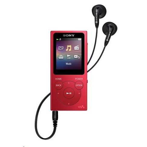 Sony NWE-394R 8GB MP3 lejátszó piros (NWE394R.CEW)