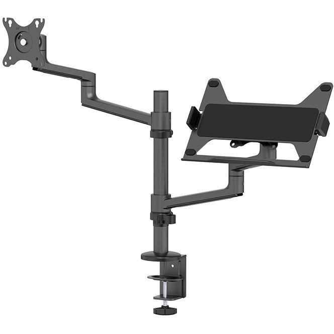 Neomounts DS20-425BL2 laptop állvány Laptop és monitor kar Fekete 43,9 cm (17.3