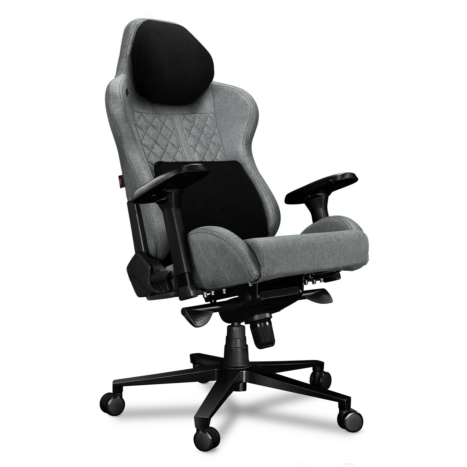 Yumisu 2050 Magnetic Material Gamer szék - Szürke/Fekete (Y-2050F-LB-M)