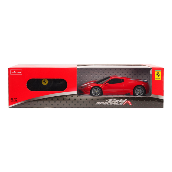 CAR WITH REMOTE CONTROL FERRARI 458 SPECIAL RED WITH SCALE 1 TO 24