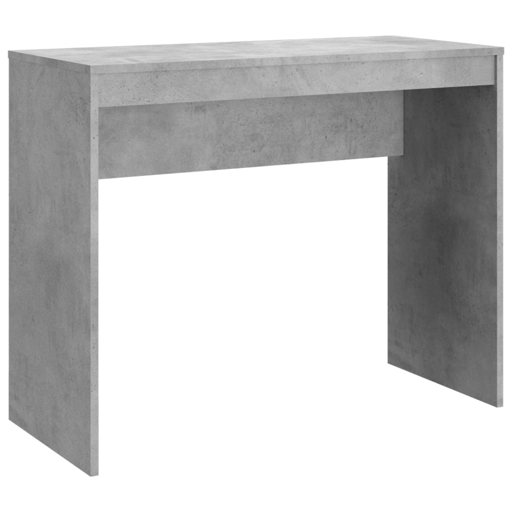 betonszürke szerelt fa íróasztal 90 x 40 x 72 cm (800382)