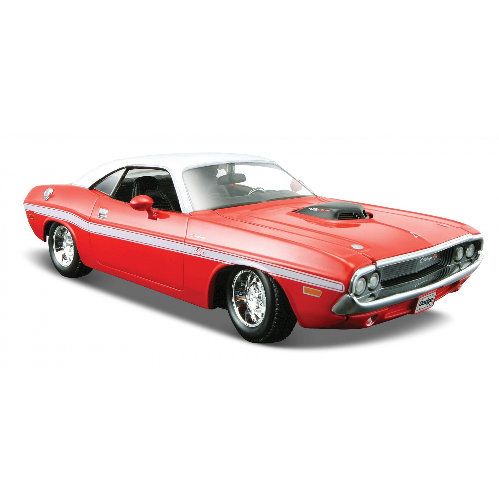 Maisto Dodge Challeng 1970 sportautó fém modell piros (1:24) (10131263/1)