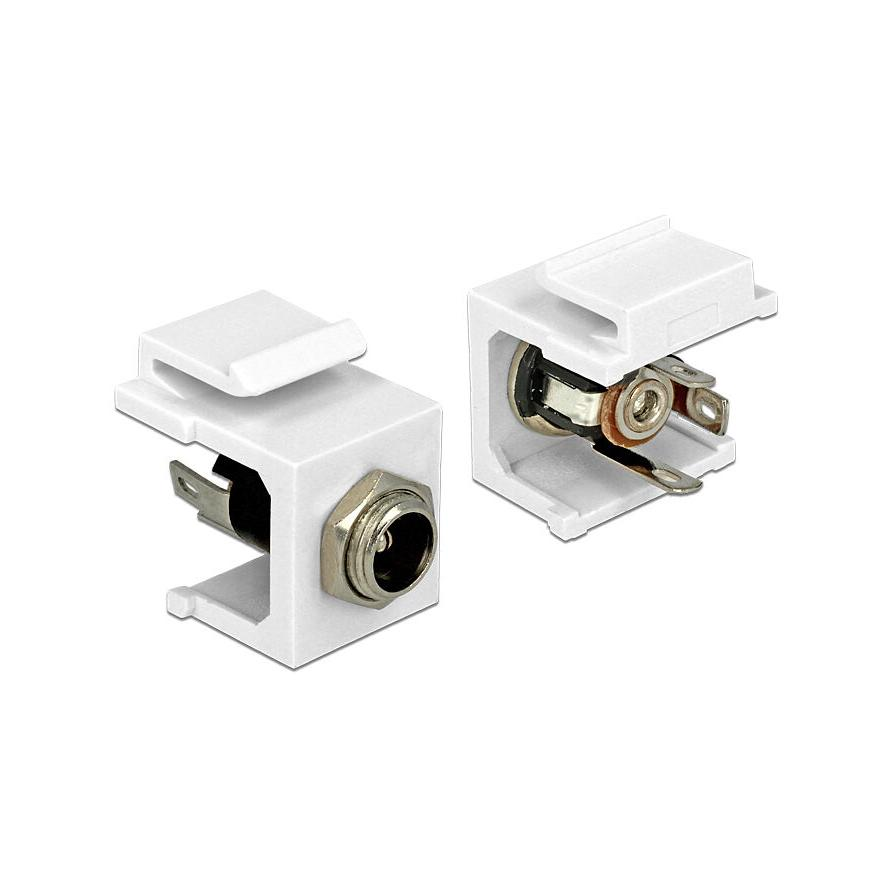 LAN Delock 86373 DC 5.5x2.5mm Keystone modul (86373)