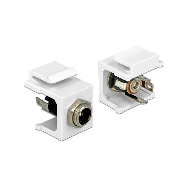 DELOCK Keystone DC 5.5 x 2.5mm Buchse -> Lötanschluss