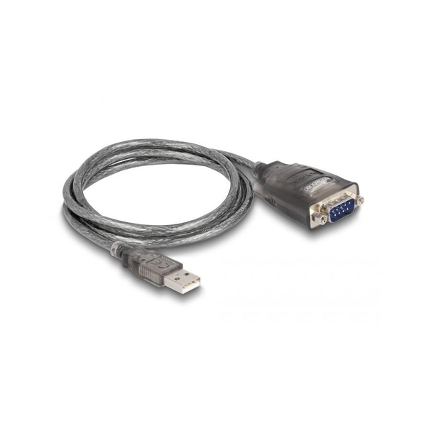 DELOCK Adapter USB 2.0 Typ-A > Seriell RS-232 D-Sub 9 Pin St