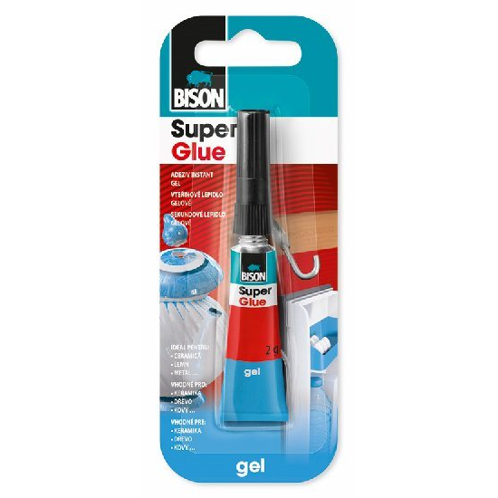 BISON SUPER GLUE GEL 2 g Jumbo Card (26676)
