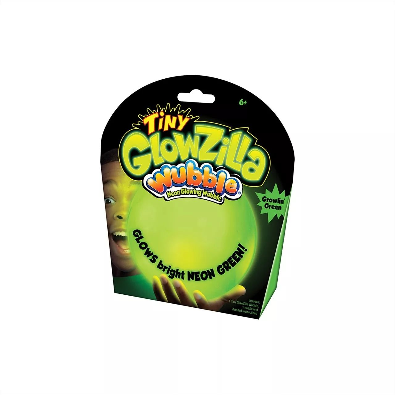Wubble Glowzilla leddel világító Csodálatos bubi labda 30 cm - Neon zöld