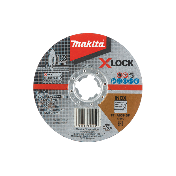 Makita E-00418 Trennscheibe 125x1.2mm INOX
