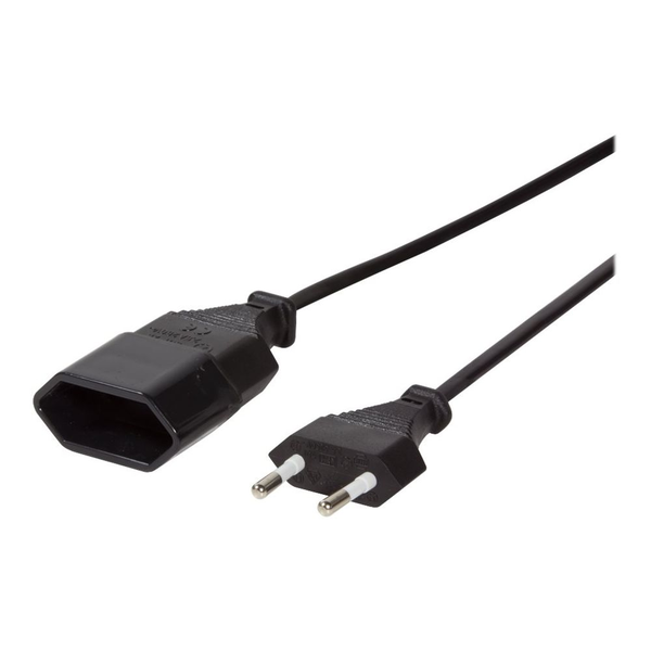 Prodlužovací napájecí kabel LogiLink CP123 Euro CEE 7/16 černý 2 m