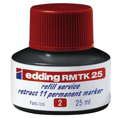 Piros Edding patronok 1 db.