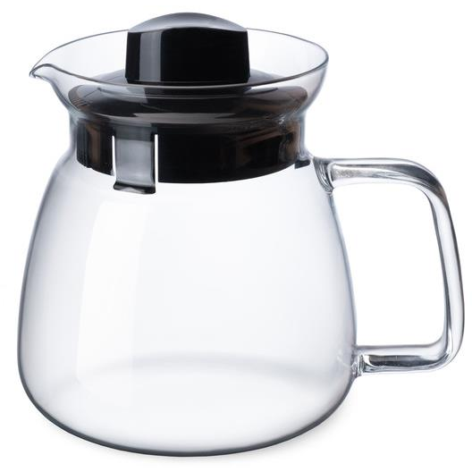 SIMAX SOFIA, 1 l fekete, üveg, fogantyúval, műanyag kupakkal (8593419382277)