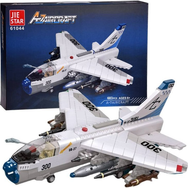 Ltv A-7 Amerikai Támadó Repülőgép 683 Darabos Építőjáték Készlet (ZA4622)