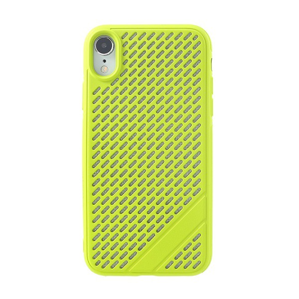Szilikon telefonvédő (lyukacsos) ZÖLD [Apple iPhone XR 6.1] (5996457803057)