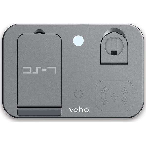 Veho DS-7 Qi Ezüst Vezeték nélkül tölthető Gyorstöltés Beltéri