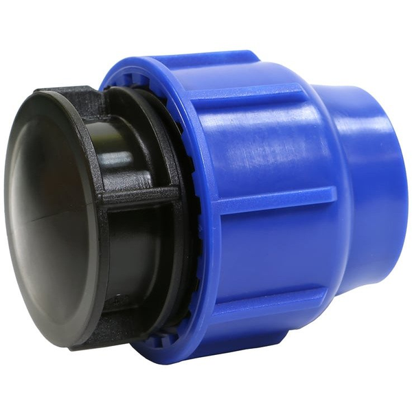 END CAP Ø25 PERLA BLUE