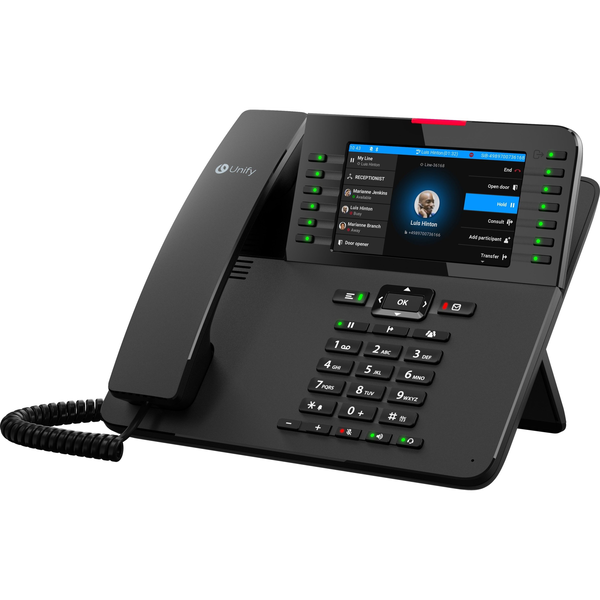 Unify OpenScape CP710 Asztali telefon Fekete