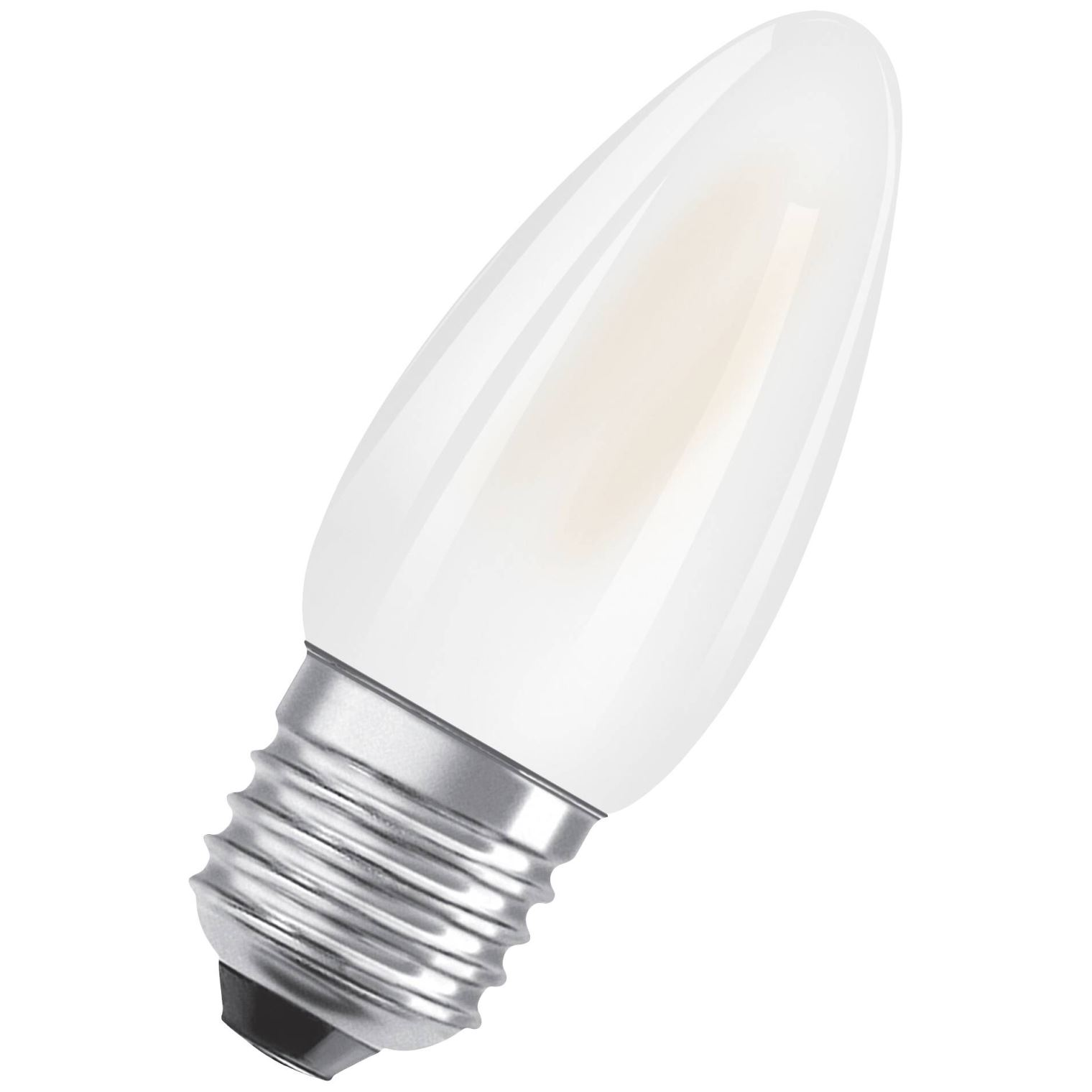 Osram LED fényforrás E27 4 W = 40 W Gyertya forma Semleges fehér (4058075654457) (o4058075654457)