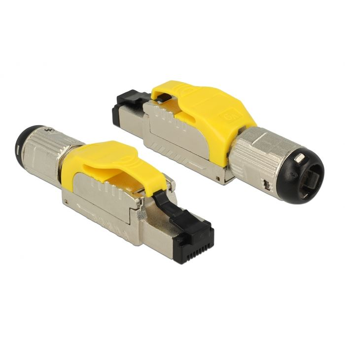 Delock RJ45 dugaszoló szerelvény Cat.6A fém (86287) (DL86287)