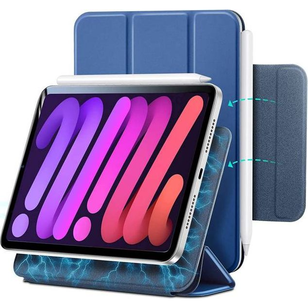 ESR Rebound Magnetic Case for iPad mini 6/A17 Pro (navy blue) (ESR362BLU)