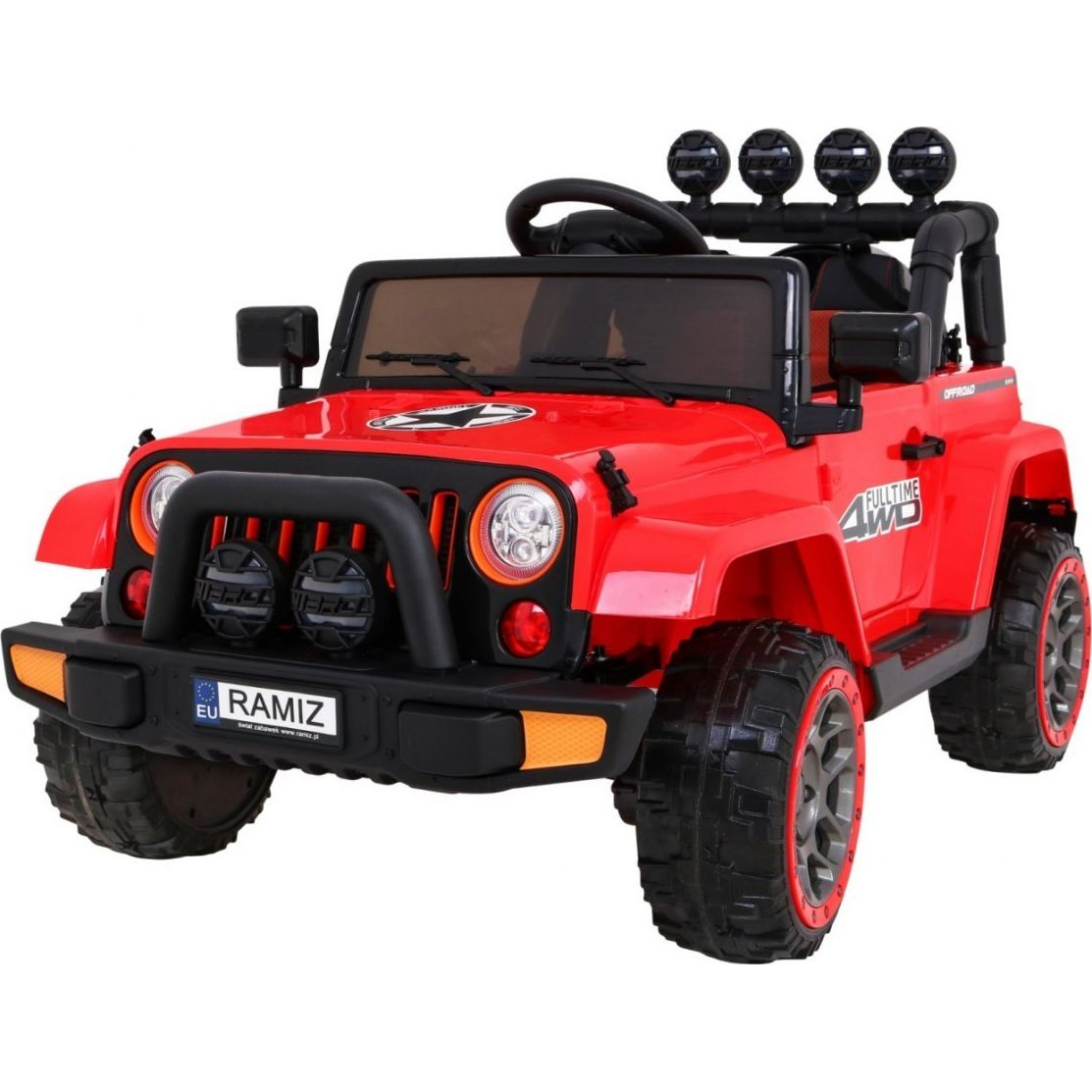 Ramiz Full Time 4WD Elektromos autó - Piros (PA.BRD-7588.CR)