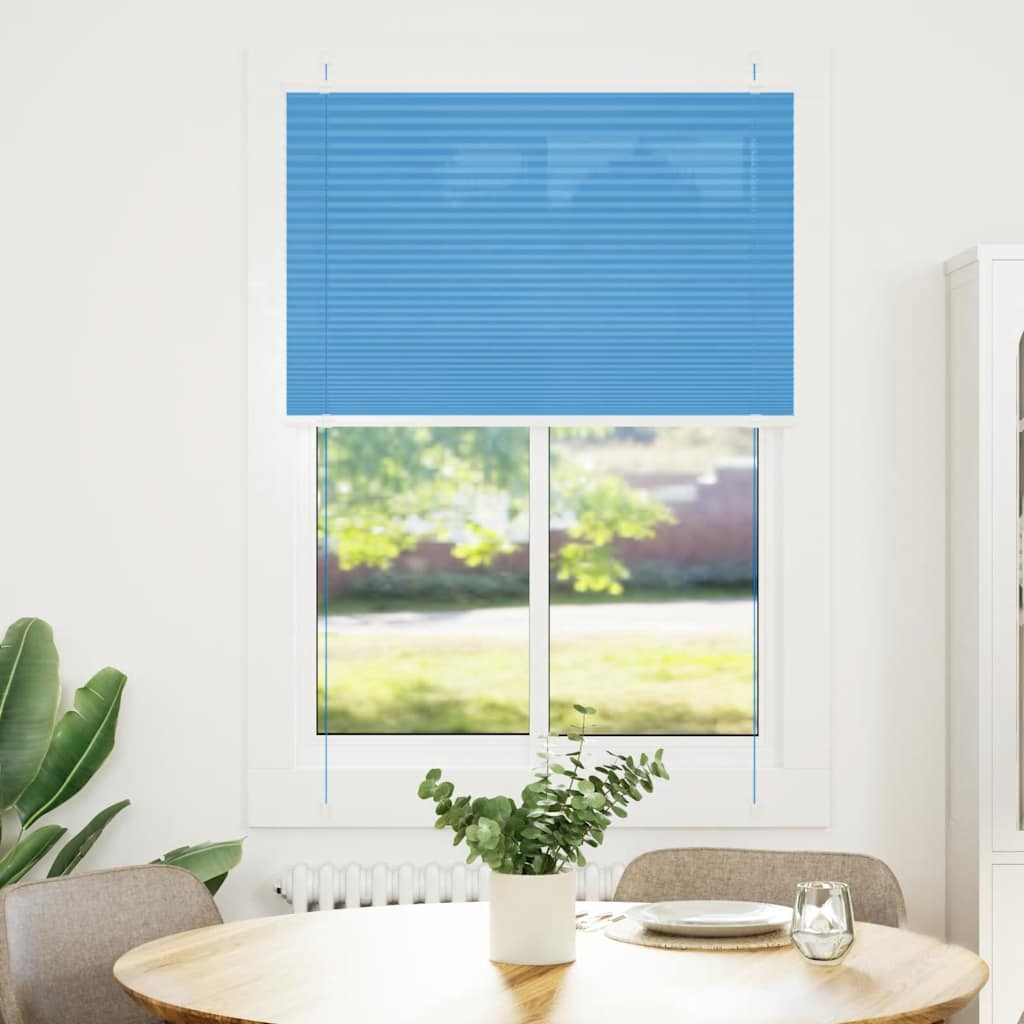pliszírozott redőny kék 95x150 cm szövetszélesség 94,4 cm (4015193)
