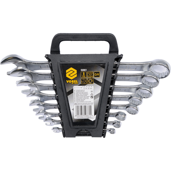 Očkoploché klíče 6-22mm 8 ks Vorel 50861