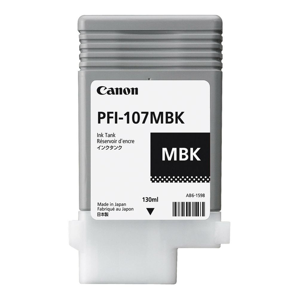 Canon PFI-107MBK blækpatron 1 stk Original Mat sort