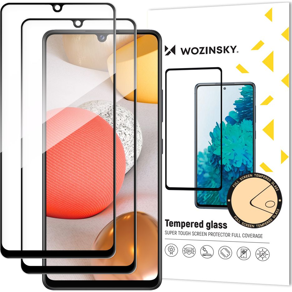 Wozinsky 2x Edzett Üveg, Teljes Ragasztós, Szuper Kemény Képernyővédő Fólia, Teljesen Fedett (9145576216743)