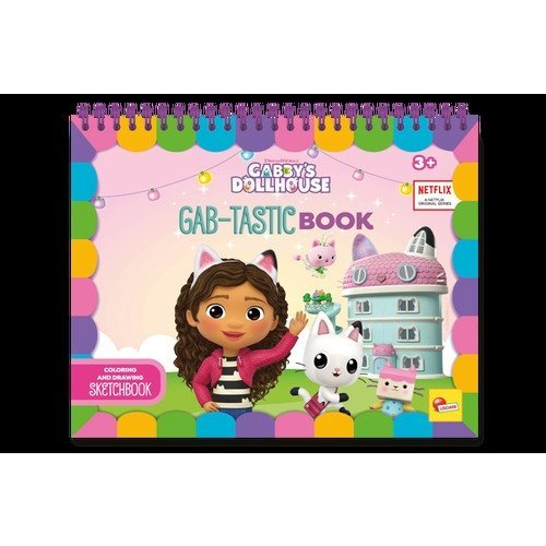 Gabi babaháza Cat-Artist színező könyv - Lisciani (304-13027)