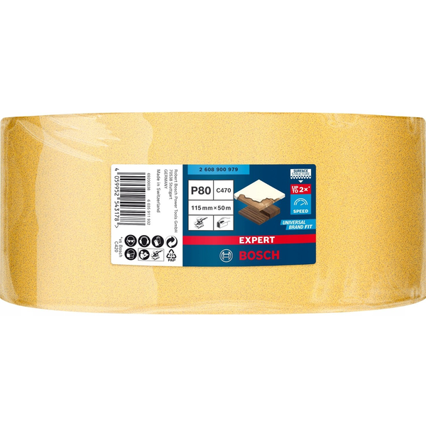 Bosch Accessories EXPERT C470 2608900980 Csiszolópapír tekercs Lyuk nélküli Szemcsézet 100 1 db