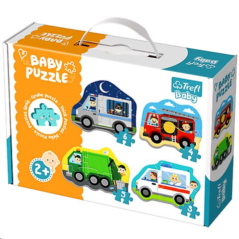 Trefl Járművek bevetésen bébi puzzle szett (36071)