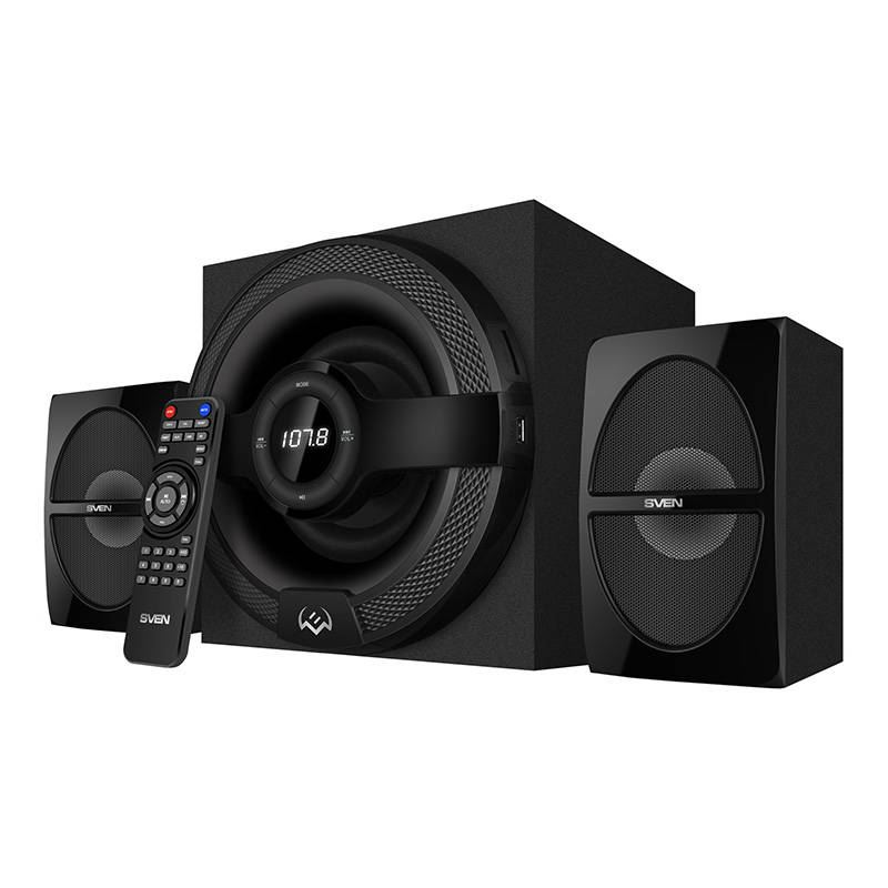 SVEN MS-2085 2.1 csatornás Bluetooth hangszóró fekete (SV-020101) (SV-020101)