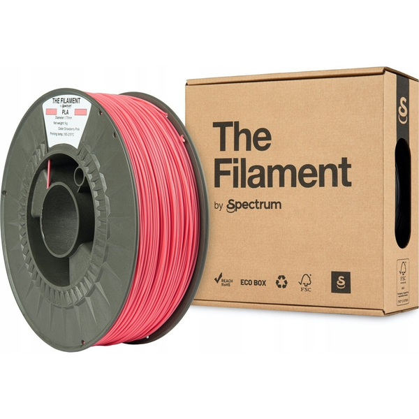 The Filament 3D filament, PLA, 1,75mm, 1000g, TF-24013, strawberry pink