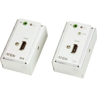 ATEN VE807-AT-G audio / video predlžovač AV vysielač a prijímač Biela