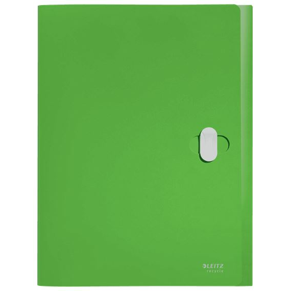 Leitz Recycle karbonsemleges zárható jumbo mappa zöld (46230055) (Leitz46230055)