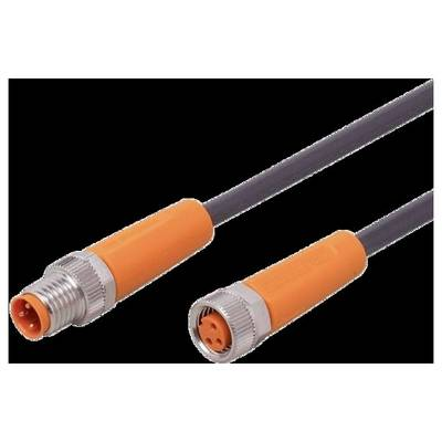ifm Electronic EVC269 Összekötő vezeték Dugó, egyenes, Alj, egyenes 5 m Pólusszám: 3, 3 1 db