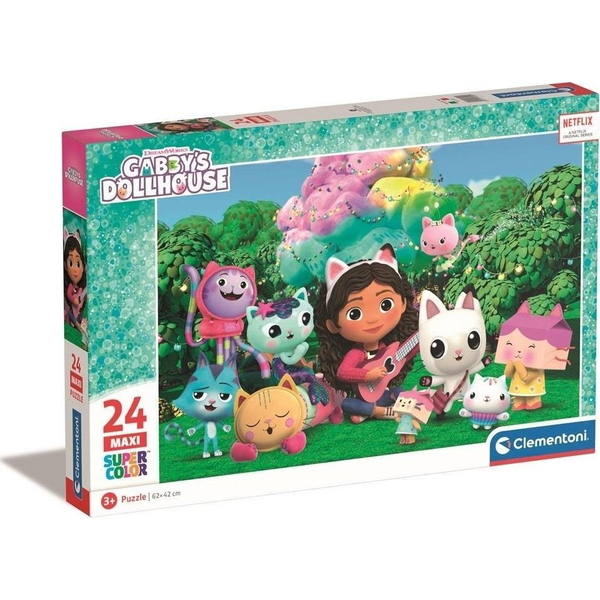 Clementoni Supercolor Gabbys Dollhouse Puzzle 24 pz Cartoni