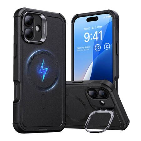 ESR Cyber Tough HaloLock iPhone 16 tok fekete (1A7630102) (1A7630102)